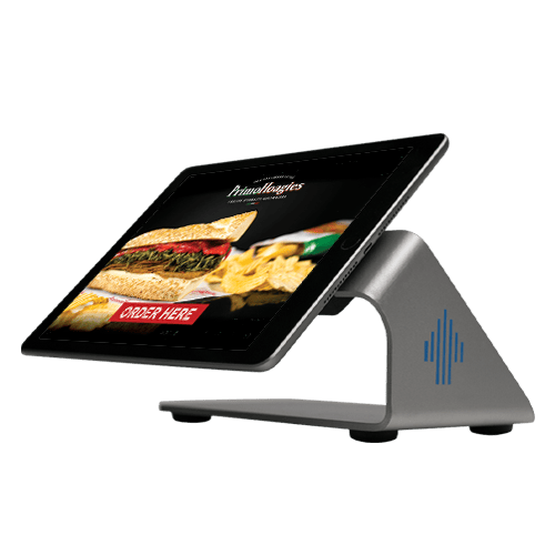 PrimoHoagies Revel Kiosk on C-Stand