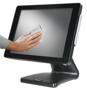 Wiping a touch screen