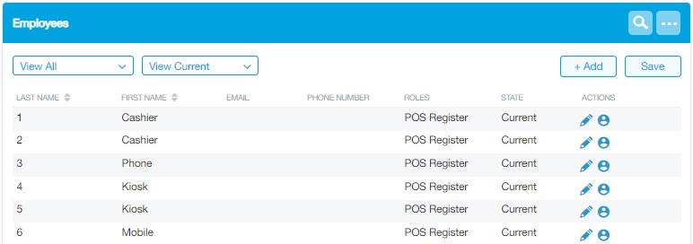 CashierLogins - CreatingEmployees - Revel Systems Management Console Access