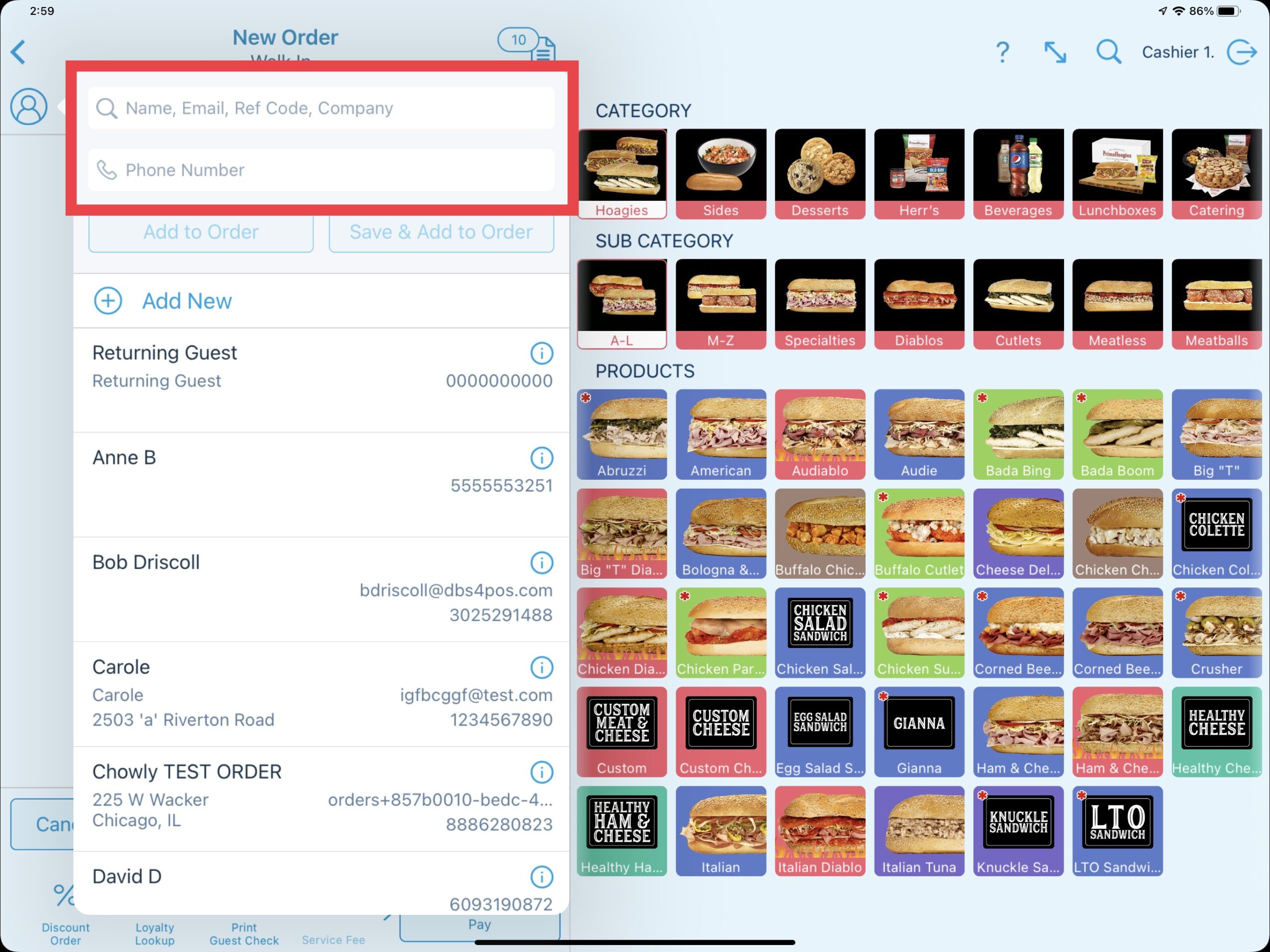 Customer Information - Call Name vs. Customer Name with Revel Systems