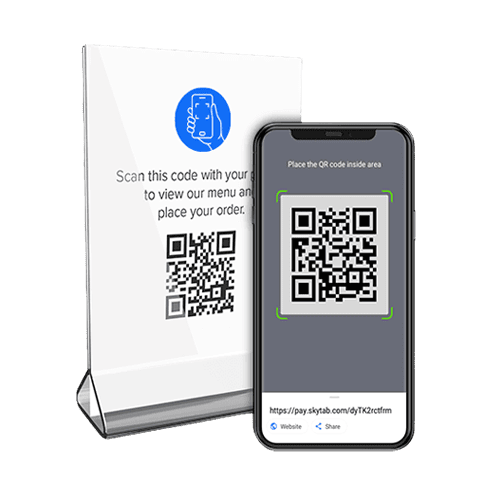 Efficient SkyTab QR code payment processing for restaurants. Boost sales with seamless digital transactions.