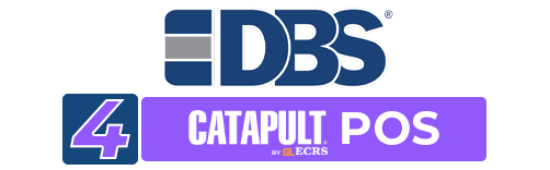 DBS & Catapult logos for retail point of sale systems.